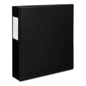 Avery Durable Non-View Binder with DuraHinge and EZD Rings, 3 Rings, 2" Capacity, 11 x 8.5, Black, (8502) View Product Image