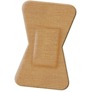 Medline Comfort Cloth Woven Finger Tip Bandage - - 1.75" Width x 2" Length - Tan Product Image 