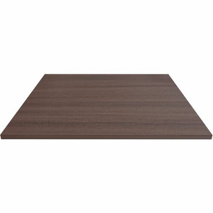 Lorell Hospitality/Conference Tabletop - 42" Width x 42" Depth x 1" Thickness - Band Edge - Espresso Table Top - For Reception Area, Conference Table, Breakroom, Lobby, Meeting Room, Office, Hospitality Product Image 