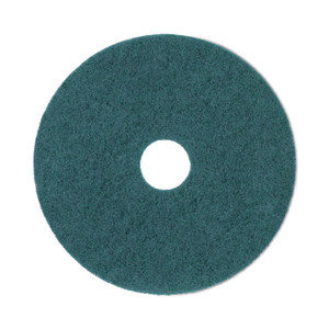Boardwalk Heavy-Duty Scrubbing Floor Pads, 19" Diameter, Green, 5/Carton View Product Image