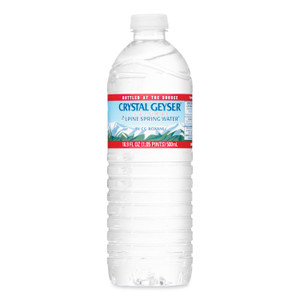 Crystal Geyser Alpine Spring Water, 16.9 oz Bottle, 35/Carton, 54 Cartons/Pallet (CGW35001) View Product Image