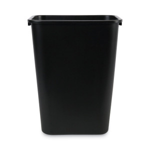 Boardwalk Soft-Sided Wastebasket, 41 qt, Plastic, Black (BWK41QTWBBLA) View Product Image