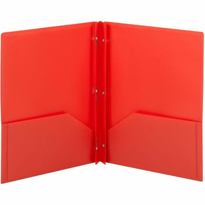 Smead Letter Pocket Folder - 8 1/2" x 11" - 80 Sheets Capacity - Double Tang Fastener(s) - 2 Pocket(s) - Polypropylene Product Image 