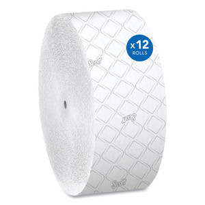 Scott Essential Coreless JRT, Septic Safe, 2-Ply, White, 3.75" x 1,150 ft, 12 Rolls/Carton View Product Image