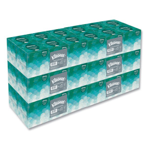 Kleenex Boutique White Facial Tissue for Business, Pop-Up Box, 2-Ply, 95 Sheets/Box, 6 Boxes/Pack, 6 Packs/Carton View Product Image