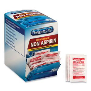 PhysiciansCare Non Aspirin Acetaminophen Medication, Two-Pack, 50 Packs/Box View Product Image