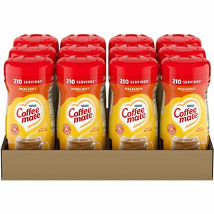 Coffee mate Hazelnut Powdered Coffee Creamer - Hazelnut Flavor - 0.94 lb (15 oz) - 1692 Serving Product Image 
