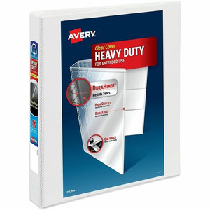 Avery Heavy-Duty View Binder - 1" Binder Capacity - Letter - 8 1/2" x 11" Sheet Size - 275 Sheet Capacity - 1 2/5" Spine Width Product Image 