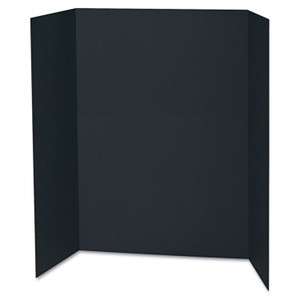 Pacon Spotlight Corrugated Presentation Display Boards, 48 x 36, Black/Kraft, 24/Carton (PAC3766) View Product Image
