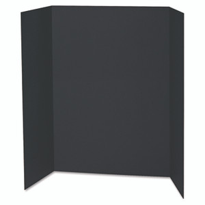 Pacon Spotlight Corrugated Presentation Display Boards, 48 x 36, Black/Kraft, 24/Carton View Product Image