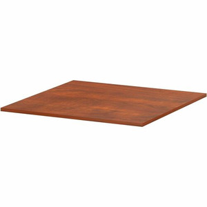 Lorell Essentials Modular Conference Tables - 47" Width x 47" Thickness x 1" Length - Band Edge - Cherry Table Top - Modular, Eco-friendly - For Meeting, Office Product Image 
