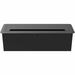 Lorell Power/Data Outlet - 5 x Power Receptacles - 120 V AC Desk Mountable - Black Product Image 