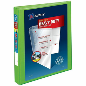 Avery Heavy-Duty View Binders - Locking One Touch EZD Rings - 1" Binder Capacity - Letter - 8 1/2" x 11" Sheet Size - 275 Sheet Capacity - (AVE79770) Product Image 