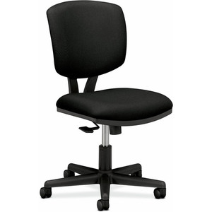 HON Volt Chair - Black Seat Color - Black Back Color - Fabric Back Material - Black Frame Color - Low Back Product Image 