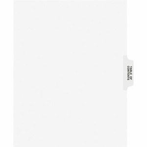 Avery Individual Legal Exhibit Dividers - Avery Style - Unpunched - 25 x Divider(s) - 25 Printed Tab(s) - Message Product Image 