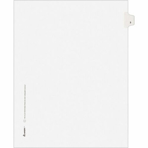 Avery Individual Legal Exhibit Dividers - Avery Style - Unpunched - 25 x Divider(s) - 25 Printed Tab(s) - Digit - (AVE11913) Product Image 