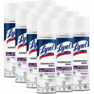 Lysol I.C. Disinfectant Spray - For Hard Surface, Shower, Sink, Toilet, Nonporous Surface, Floor, Wall, Porcelain, Glazed Surface, Plastic, Door Handle, ... - 19 fl oz (0.6 quart) - Recommended For: Germs Remover - Anti-bacterial - Clear Product Image 