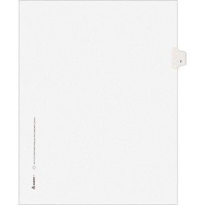 Avery Individual Legal Exhibit Dividers - Avery Style - Unpunched - 25 x Divider(s) - 25 Printed Tab(s) - Digit - (AVE11917) Product Image 