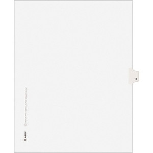 Avery Individual Legal Exhibit Dividers - Avery Style - Unpunched - 25 x Divider(s) - 25 Printed Tab(s) - Digit - (AVE11923) Product Image 