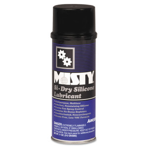 Misty Si-Dry Silicone Spray Lubricant, 11 oz Aerosol Can, 12/Carton (AMR1033585) View Product Image