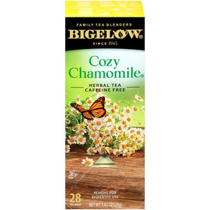 Bigelow Cozy Chamomile Herbal Tea Bag - Herbal Tea - 28 Teabag Product Image 