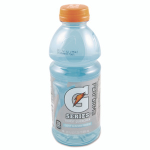 Gatorade G-Series Perform 02 Thirst Quencher, Glacier Freeze, 20 oz Bottle, 24/Carton View Product Image