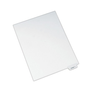 Avery-Style Preprinted Legal Bottom Tab Dividers, 26-Tab, Exhibit T, 11 x 8.5, White, 25/Pack View Product Image