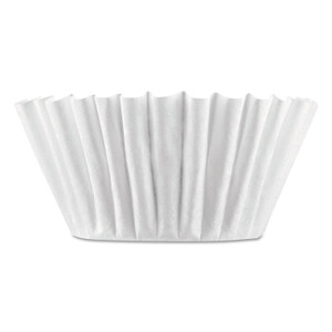 BUNN Coffee Filters, 8 to 12 Cup Size, Flat Bottom, 100/Pack (BUNBCF100B) View Product Image