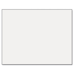 Pacon Six-Ply Railroad Board, 22 x 28, White, 25/Carton (PAC54611) View Product Image