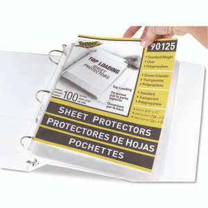 C-Line Top-Load Polypropylene Sheet Protectors, Standard, Letter, Clear, 2", 100/Box View Product Image
