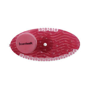 Boardwalk Curve Air Freshener, Spiced Apple, Solid, Red, 10/Box (BWKCURVESAP) View Product Image