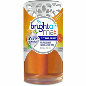 Bright Air Max Odor Eliminator - Gel - 4 fl oz (0.1 quart) - Citrus Burst - Phthalate-free, BHT Free, Odor Neutralizer, Paraben-free, Formaldehyde-free, NPE-free, Triclosan-free Product Image 