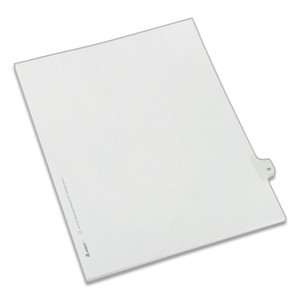 Avery Index Dividers,Side Tab 31 - 1/25 Cut,8-1/2"x11",25/PK,WE (AVE82229) View Product Image