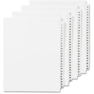 Avery Alllstate Style Individual Legal Dividers (AVE82236) View Product Image