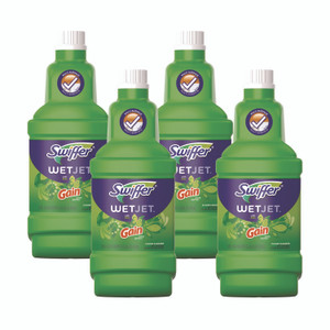 Swiffer WetJet System Cleaning-Solution Refill, Original Scent, 1.25 L Bottle, 4/Carton View Product Image