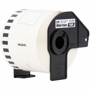 Brother Continuous Length Paper Tape - 2 2/5" Width x 100 ft Length - Direct Thermal Product Image 