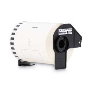Brother Continuous Length Shipping Label Tape for QL-1050, 4" x 100 ft Roll, White View Product Image