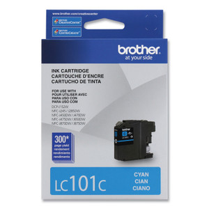 Brother LC101C Innobella Ink, 300 Page-Yield, Cyan (BRTLC101C) View Product Image
