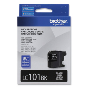 Brother LC101BK Innobella Ink, 300 Page-Yield, Black (BRTLC101BK) View Product Image
