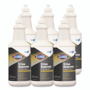 CloroxPro Urine Remover for Stains and Odors, 32 oz Pull top Bottle, 6/Carton View Product Image
