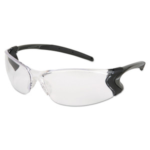 MCR Safety Backdraft Glasses, Clear Frame, Anti-Fog Clear Lens (CRWBD110PF) View Product Image