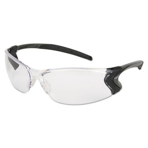 MCR Safety Backdraft Glasses, Clear Frame, Anti-Fog Clear Lens View Product Image