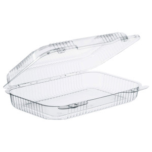 Staylock Clear Hinged Lid Containers, 9.4 X 6.8 X 2.1, Clear, 250/carton (DCCC30UT1) View Product Image