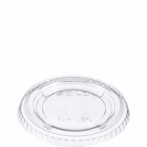 Dart Portion/Souffle Cup Lids, Fits 3.25 oz to 9 oz Portion Cups, Plastic, Clear, 125/Pack, 20 Packs/Carton View Product Image