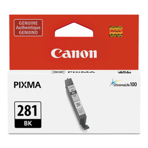 Canon 2091C001 (CLI-281) ChromaLife100+ Ink, 750 Page-Yield, Black View Product Image