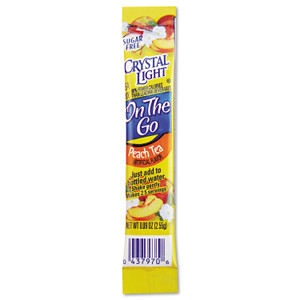 Crystal Light Flavored Drink Mix, Peach Tea, 30 .09oz Packets/Box (CRY79700) View Product Image