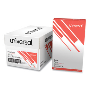Universal Copy Paper, 92 Bright, 20 lb Bond Weight, 11 x 17, White, 500 Sheets/Ream, 5 Reams/Carton (UNV28110) View Product Image