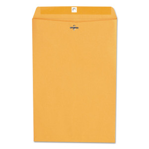 Universal Kraft Clasp Envelope, #98, Square Flap, Clasp/Gummed Closure, 10 x 15, Brown Kraft, 100/Box (UNV35268) View Product Image