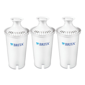 Brita Water Filter Pitcher Advanced Replacement Filters, 3/Pack, 8 Packs/Carton (CLO35503CT) View Product Image