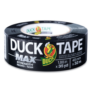 Duck MAX Duct Tape, 3" Core, 1.88" x 35 yds, Black (DUC240867) View Product Image